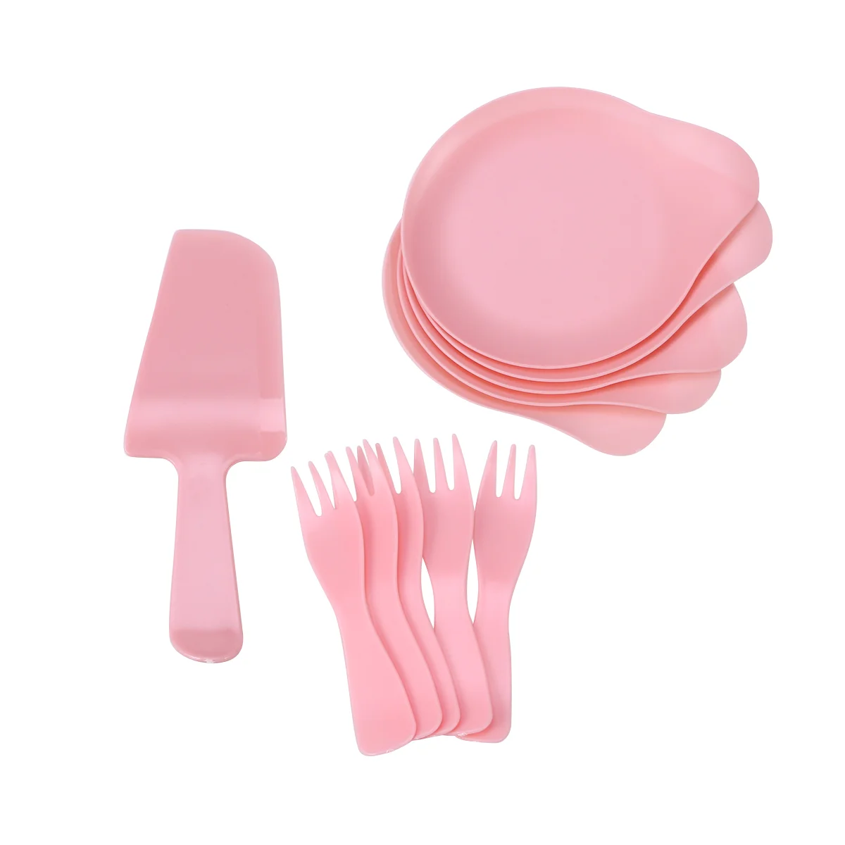 48pcs/4 Sets Disposable Cake Cutlery Set Plastic Dessert Dinnerware Party Tableware for Wedding Birthday Festival (Pink, 1 5
48pcs/4 Sets Disposable Cake Cutlery Set Plastic Dessert Dinnerware Party Tableware for Wedding Birthday Festival (Pink, 1 5