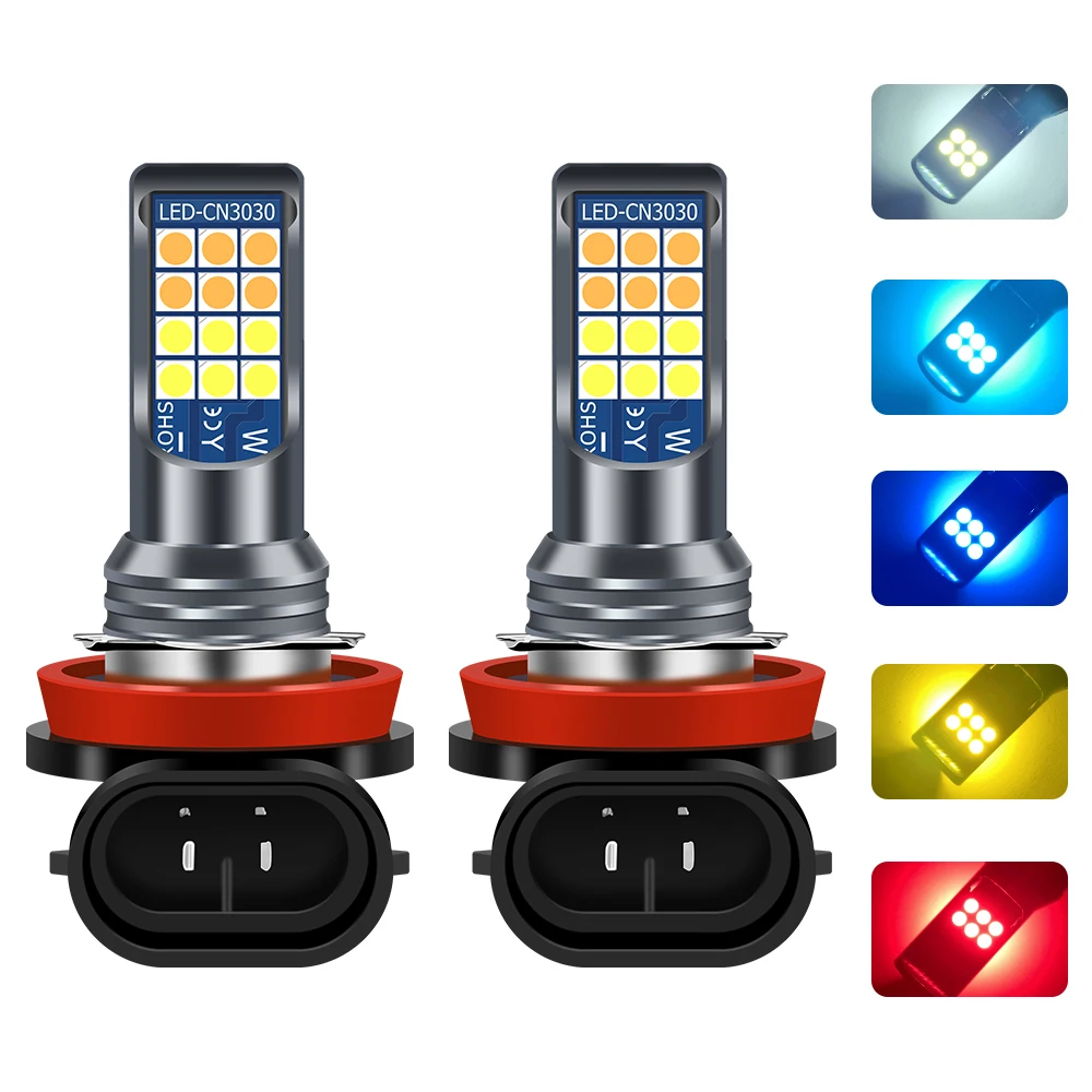 2x NEW Two colors H11 H8 9006 HB4 HB3 H16 H10 PSX24W PSX26W P13W Fog Lights Bulb Car Fog Lights Day Driving Running Light White
2x NEW Two colors H11 H8 9006 HB4 HB3 H16 H10 PSX24W PSX26W P13W Fog Lights Bulb Car Fog Lights Day Driving Running Light White