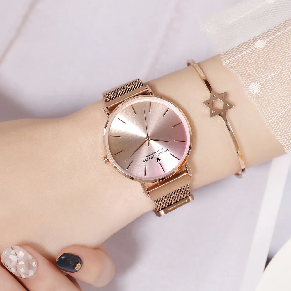 Disney Gradient Color Women's Watch Milan Magnetic Mesh Belt Fashion Trend Student Quartz Watch 299 / 369
Disney Gradient Color Women's Watch Milan Magnetic Mesh Belt Fashion Trend Student Quartz Watch 299 / 369