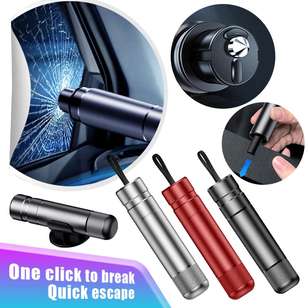 Alloy Car Safety Hammer Seat Belt Cutter Car Window Glass Breaker Tool Escape Emergency Hammer Life-saving Rescue Tool
Alloy Car Safety Hammer Seat Belt Cutter Car Window Glass Breaker Tool Escape Emergency Hammer Life-saving Rescue Tool