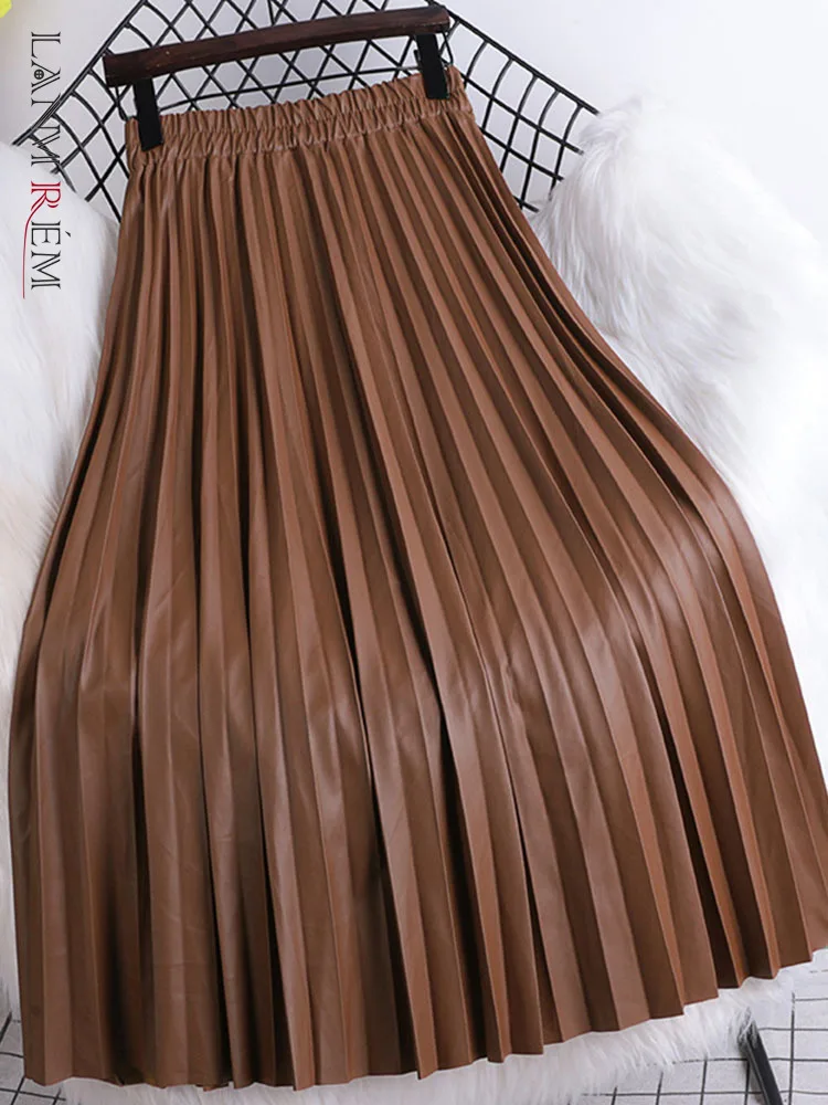 LANMREM PU Leather Skirt For Women High Waist Korean Fashion Solid Fold Skirts Casual Female Clothing 2023 Spring New 2YA1616
LANMREM PU Leather Skirt For Women High Waist Korean Fashion Solid Fold Skirts Casual Female Clothing 2023 Spring New 2YA1616
