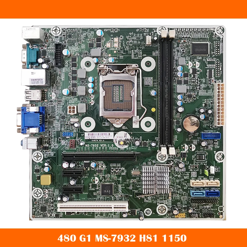 Mainboard For HP 480 G1 MT MS-7932 H81 1150 747910-001 747865-001 Motherboard Fully Tested
Mainboard For HP 480 G1 MT MS-7932 H81 1150 747910-001 747865-001 Motherboard Fully Tested