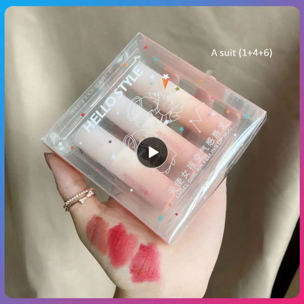 Moisture Lipstick 6 Colors Soft Mist Lip Gloss Pink Lip Glaze Red Lip Tint Mud Angel Girl Lip Gloss Lips Makeup Cosmetics
Moisture Lipstick 6 Colors Soft Mist Lip Gloss Pink Lip Glaze Red Lip Tint Mud Angel Girl Lip Gloss Lips Makeup Cosmetics