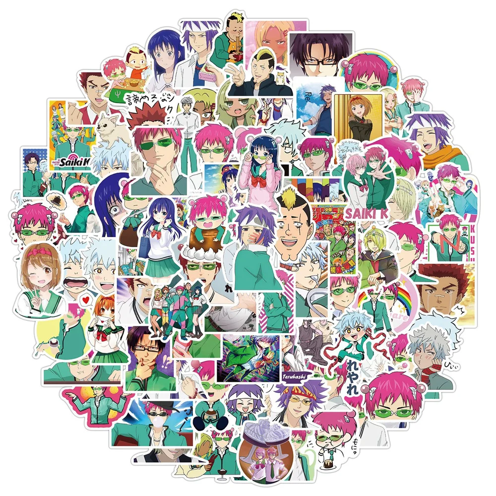 10/30/50PCS Japanese Funny Anime Saiki Kusuo No Psi Nan Sticker Luggage Case Laptop IPad Skateboard Waterproof Sticker Wholesale
10/30/50PCS Japanese Funny Anime Saiki Kusuo No Psi Nan Sticker Luggage Case Laptop IPad Skateboard Waterproof Sticker Wholesale