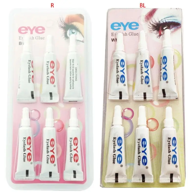 6Pcs/Set Professional Black White Practical Waterproof Eyelashes Glue False Eye Lash Extension Makeup Adhesive Paste Cosmetic
6Pcs/Set Professional Black White Practical Waterproof Eyelashes Glue False Eye Lash Extension Makeup Adhesive Paste Cosmetic