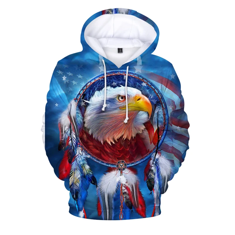 Толстовка с капюшоном для мужчин и женщин, модная кофта с длинным рукавом и 3D-принтом орла, милая мультяшная уличная одежда в стиле аниме
Толстовка с капюшоном для мужчин и женщин, модная кофта с длинным рукавом и 3D-принтом орла, милая мультяшная уличная одежда в стиле аниме