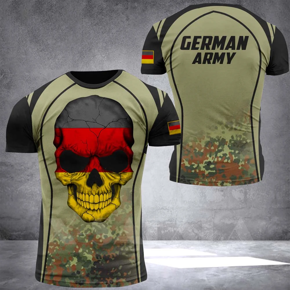 GERMANY- Soldier-ARMY-VETERAN Country Flag 3D Printed High Quality Milk Fiber T-shirt Summer Round Neck Men Female Casual Top-3
GERMANY- Soldier-ARMY-VETERAN Country Flag 3D Printed High Quality Milk Fiber T-shirt Summer Round Neck Men Female Casual Top-3