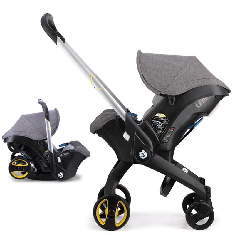 

Роскошная детская коляска 4 в 1, тележка для новорожденных, автомобильное сиденье, коляска, прогулочная коляска, Столлер, детская люлька, кол...