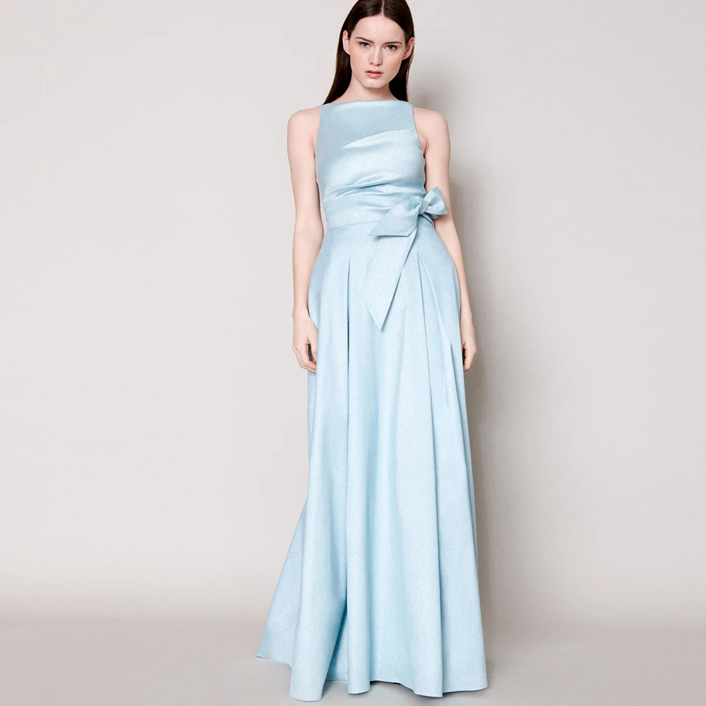 Junior Blue Satin Long Evening Dresses Elegant for Wedding Sequare Neck A-Line Ruffle Custom-made Size OEM Graduation Party Prom
Junior Blue Satin Long Evening Dresses Elegant for Wedding Sequare Neck A-Line Ruffle Custom-made Size OEM Graduation Party Prom