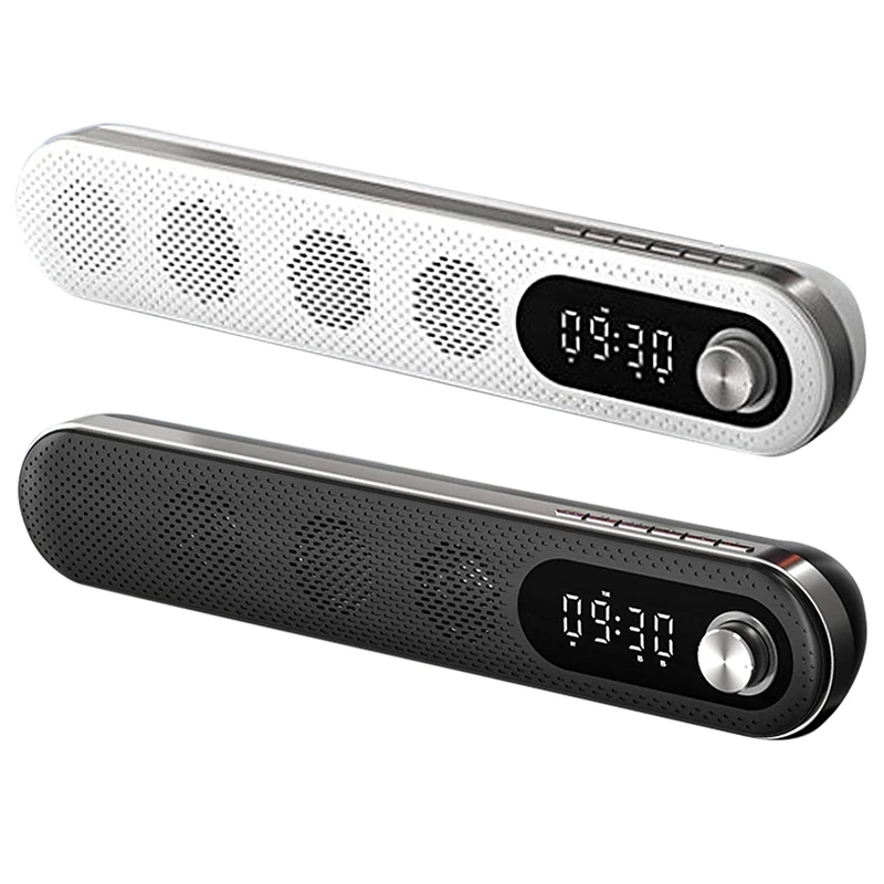 Беспроводной настольный Bluetooth-динамик с USB, звуковая панель с ночным светильник щением, будильником, FM-приемником, термометром, для ПК, телев...
Беспроводной настольный Bluetooth-динамик с USB, звуковая панель с ночным светильник щением, будильником, FM-приемником, термометром, для ПК, телев...