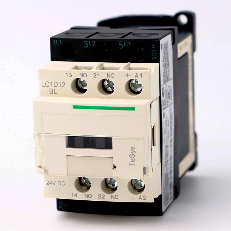 LC1D12BL DC Электрический магнитный контактор 3P 3NO LC1-D12BL 12A 24V DC катушка
LC1D12BL DC Электрический магнитный контактор 3P 3NO LC1-D12BL 12A 24V DC катушка