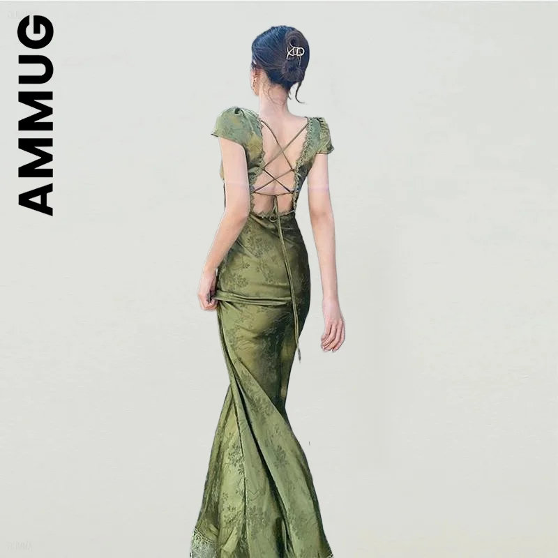 Платье Ammug, модное женское шикарное платье, сексуальное платье макси с открытой спиной, Клубные наряды, женская одежда для отдыха в Корейско...
Платье Ammug, модное женское шикарное платье, сексуальное платье макси с открытой спиной, Клубные наряды, женская одежда для отдыха в Корейско...
