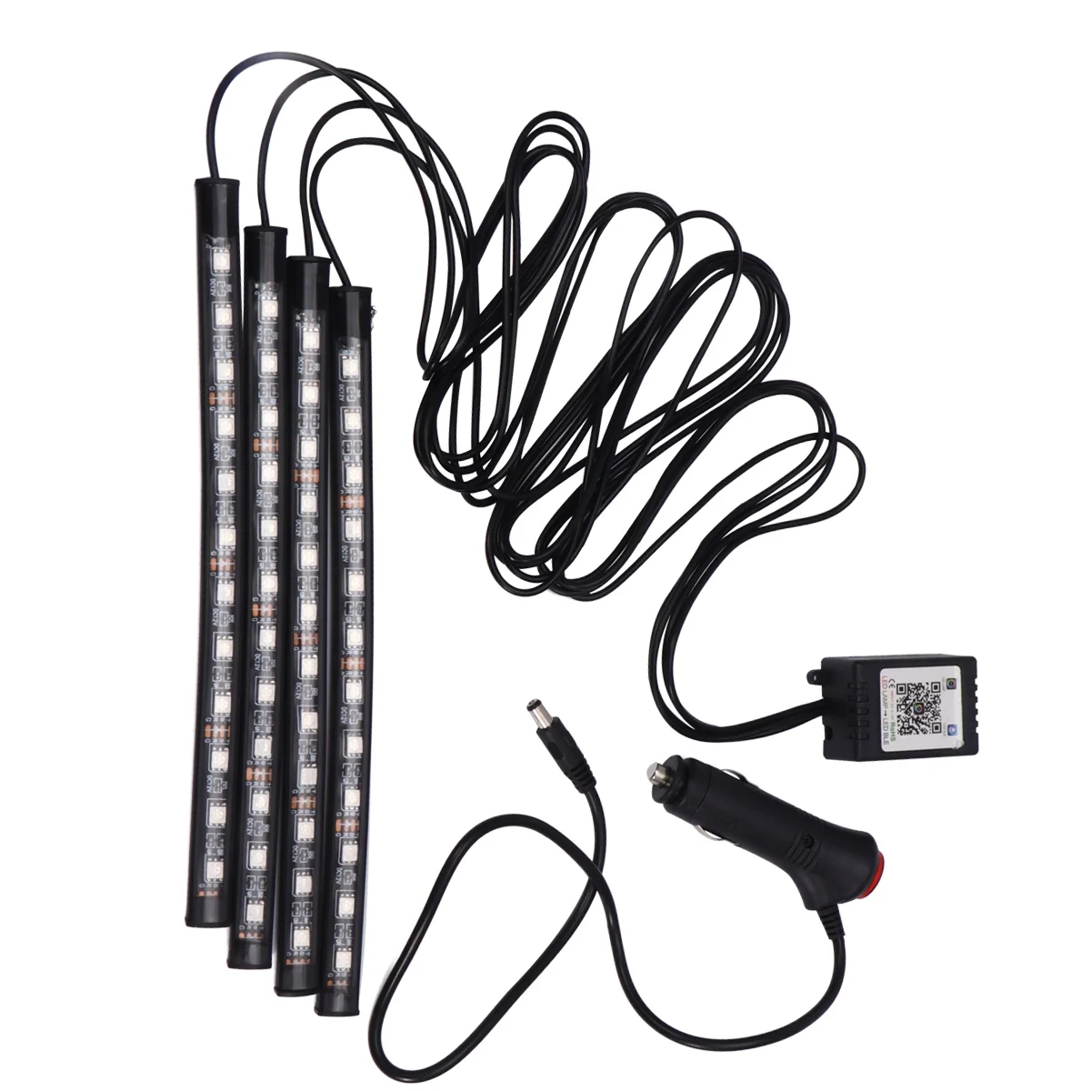 Car Atmosphere Light Colorful LED Decorative Lamps APP Voice-Controlled Atmosphere Lamp (12pcs LED Lamps)
Car Atmosphere Light Colorful LED Decorative Lamps APP Voice-Controlled Atmosphere Lamp (12pcs LED Lamps)