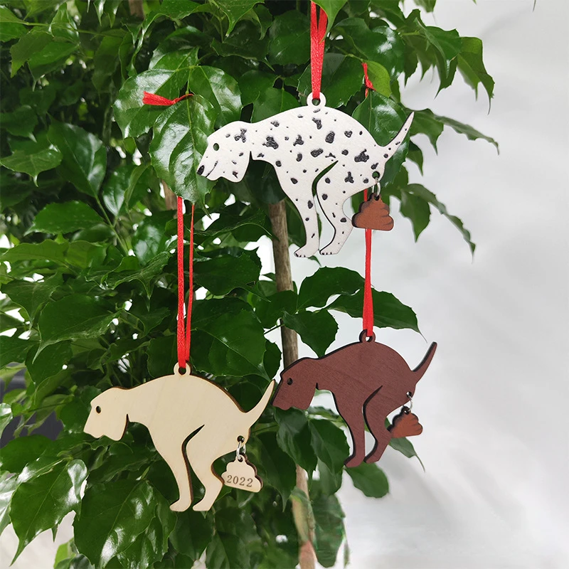 Pooping Pooches Dog Ornament Christmas Tree Wooden Hanging Decor Pendant Xmas Festival Decoration Dog Lover Gift Tree Pendant
Pooping Pooches Dog Ornament Christmas Tree Wooden Hanging Decor Pendant Xmas Festival Decoration Dog Lover Gift Tree Pendant
