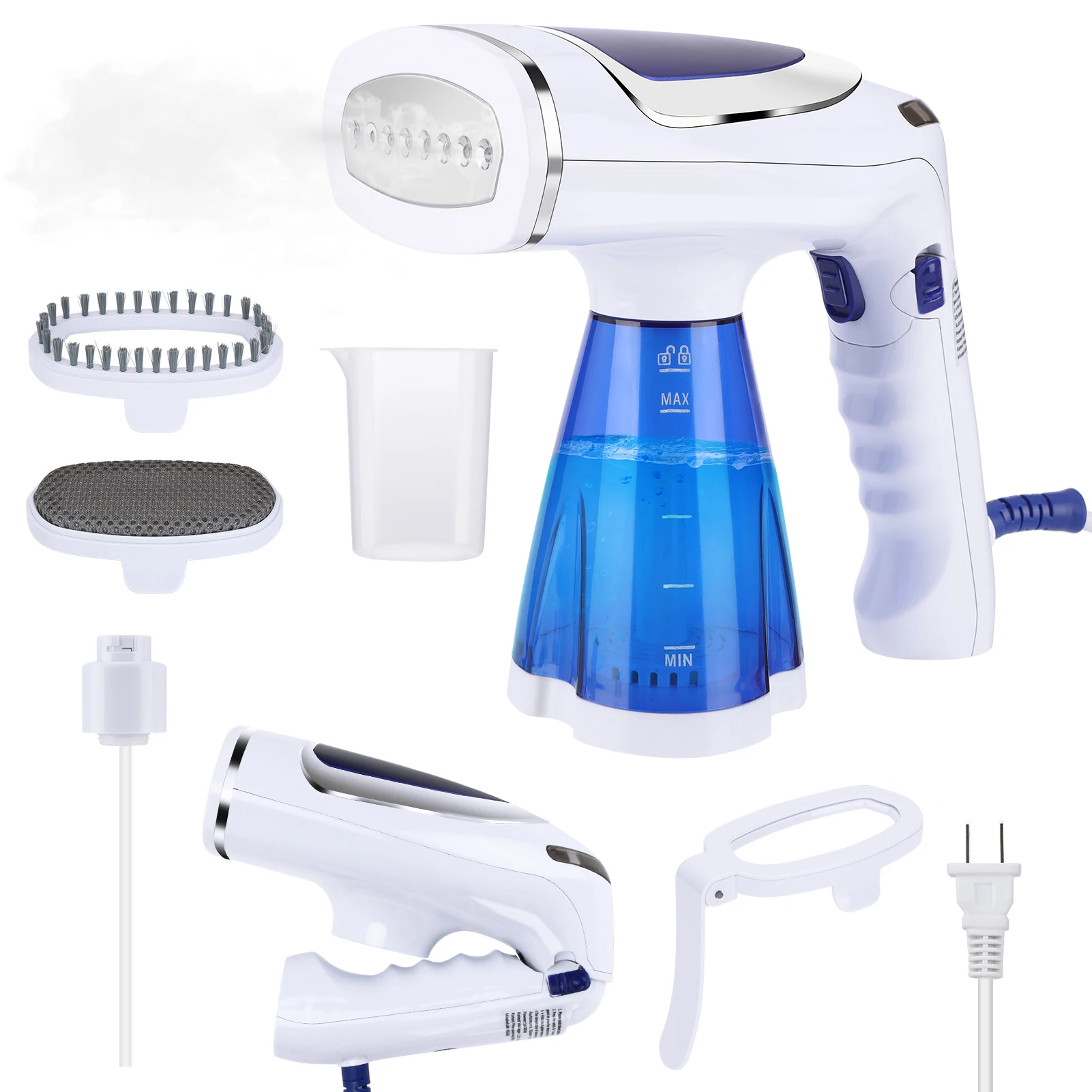 Steamer for Clothes, Portable Steamer for Clothes Handheld Steamer Clothes Steamer for Clothes Fabric Wrinkles Remover 35s Heat-
Steamer for Clothes, Portable Steamer for Clothes Handheld Steamer Clothes Steamer for Clothes Fabric Wrinkles Remover 35s Heat-