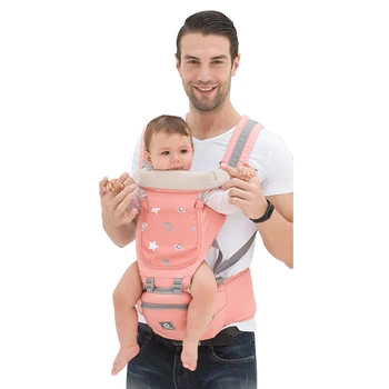 Ergonomic Baby Carrier Infant Hipseat Carrier Breathable Kangaroo Front Facing Baby Holder Baby Waist Carrier Travel For 0-36M