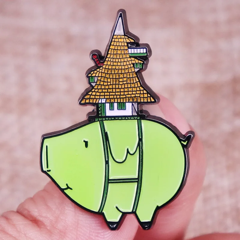 XM-funny Japanese anime pin green pig badge backpack lapel pin cute cartoon accessory gift
XM-funny Japanese anime pin green pig badge backpack lapel pin cute cartoon accessory gift