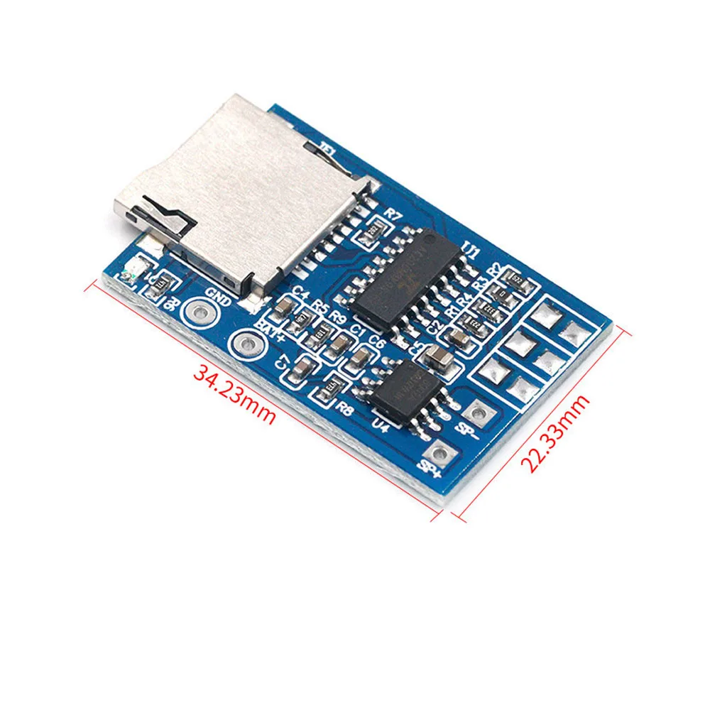 

5PCS GPD2846A TF Card MP3 Decoder Board Amplifier Module 2W for Arduino
