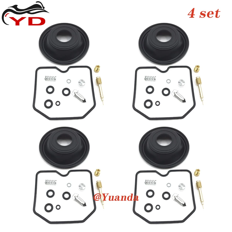4Set Carburetor repair kit For Suzuki GSF600S BANDIT 1996-2003 GSF600 GSF 600 S floating needle gasket air screw Diaphragm
4Set Carburetor repair kit For Suzuki GSF600S BANDIT 1996-2003 GSF600 GSF 600 S floating needle gasket air screw Diaphragm