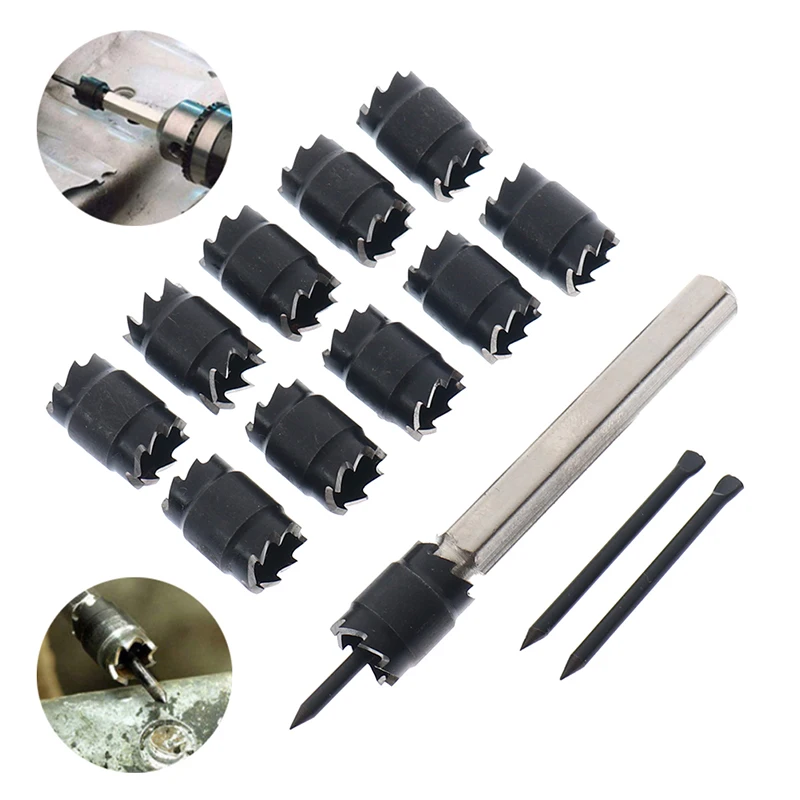 13Pcs HSS Rotary Spot Weld Drill Remover Sheet Metal Hole Cutter Panel Separator
13Pcs HSS Rotary Spot Weld Drill Remover Sheet Metal Hole Cutter Panel Separator