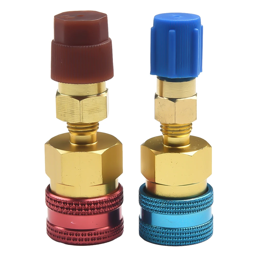 2X A/C R1234YF Quick Coupler Connector Adapters High/Low Manifold AC Gauge Auto Set Repair Tool Accessories
2X A/C R1234YF Quick Coupler Connector Adapters High/Low Manifold AC Gauge Auto Set Repair Tool Accessories