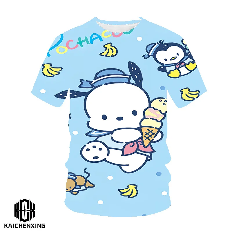 2023 Sanrio Pochacco Girls Short Sleeve Women Print Clothing Hello Kitty Casual Tee Shirt Fashion Cartoon Graphic T-shirts
2023 Sanrio Pochacco Girls Short Sleeve Women Print Clothing Hello Kitty Casual Tee Shirt Fashion Cartoon Graphic T-shirts