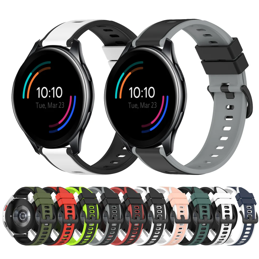 Ремешок силиконовый для Oneplus Watch, спортивный сменный Браслет для смарт-часов one plus, 22 мм 
Ремешок силиконовый для Oneplus Watch, спортивный сменный Браслет для смарт-часов one plus, 22 мм