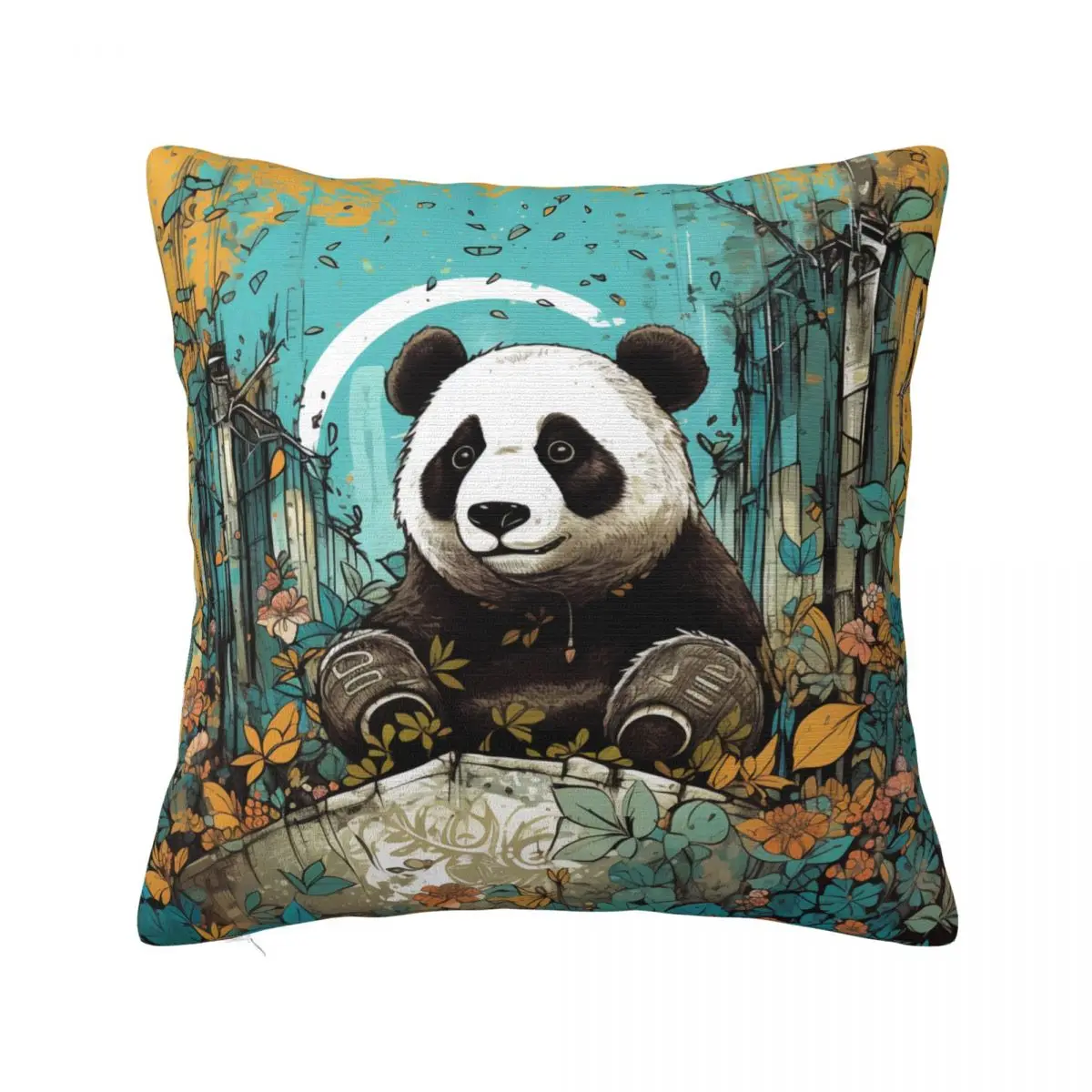 Panda Pillow Case Wall Graffiti Soft Polyester Pillowcase Car Zipper Spring Cover
Panda Pillow Case Wall Graffiti Soft Polyester Pillowcase Car Zipper Spring Cover