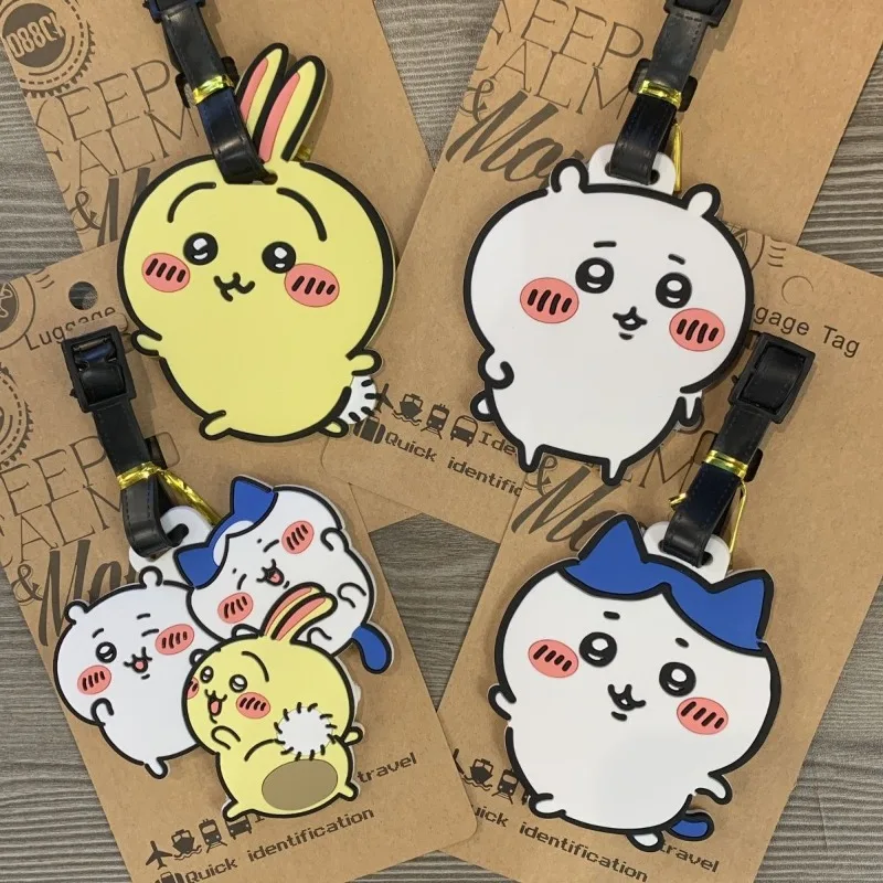 Бирка для багажа Miniso chiikawa hachiware бирка мультяшная чемодана удостоверения личности