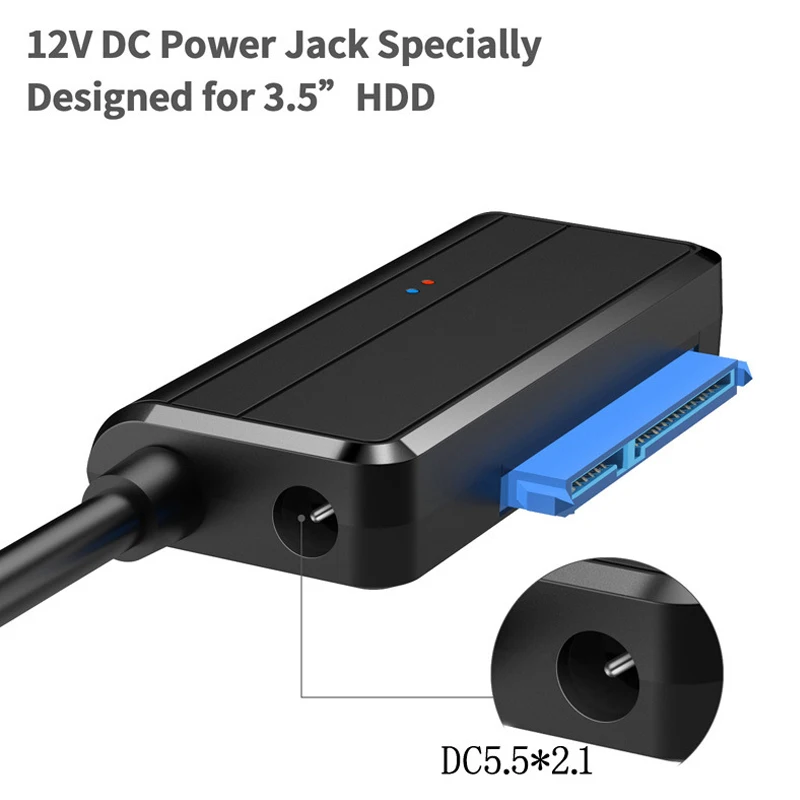 Кабель SATA 3, адаптер Sata к USB 3,0 до 5 Гбит/с, поддержка внешнего SSD HDD 2,5/дюйма, адаптер для жесткого диска Sata III Connect tfit 
Кабель SATA 3, адаптер Sata к USB 3,0 до 5 Гбит/с, поддержка внешнего SSD HDD 2,5/дюйма, адаптер для жесткого диска Sata III Connect tfit