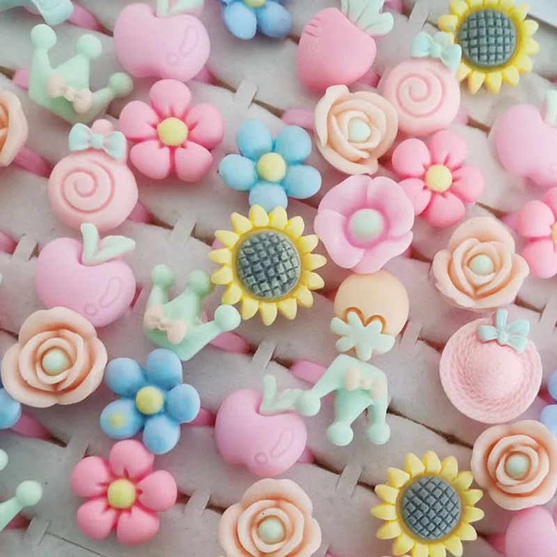 20pcs/lot Children's Cartoon Rings Sunflower Crown Bow Shape Ring Set Mix Finger Jewellery Rings Kid Girls Without Box
20pcs/lot Children's Cartoon Rings Sunflower Crown Bow Shape Ring Set Mix Finger Jewellery Rings Kid Girls Without Box