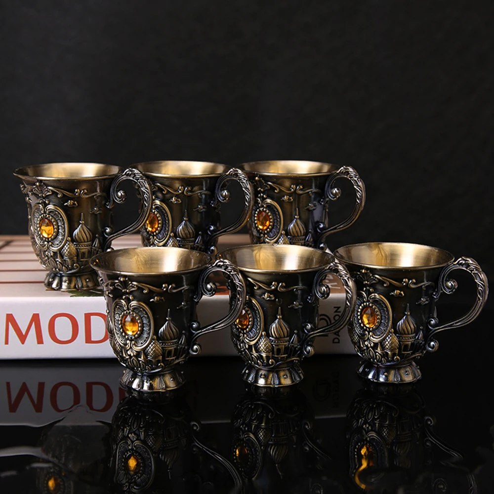 30ML Wine Cup Cups Retro Ornaments Wine Glass Gift Drink accessories Kitchen dinning supplies Metal Hot High Quality
30ML Wine Cup Cups Retro Ornaments Wine Glass Gift Drink accessories Kitchen dinning supplies Metal Hot High Quality