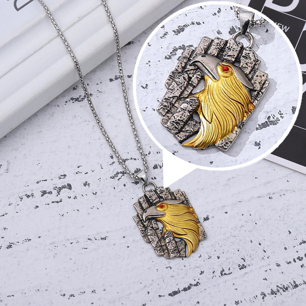 Bald Eagle Pendant Necklace Dog Tag Necklaces for Man Soldier Alloy Chain Necklace Hip-pop Accessories Neck Chain Men Jewelry
Bald Eagle Pendant Necklace Dog Tag Necklaces for Man Soldier Alloy Chain Necklace Hip-pop Accessories Neck Chain Men Jewelry