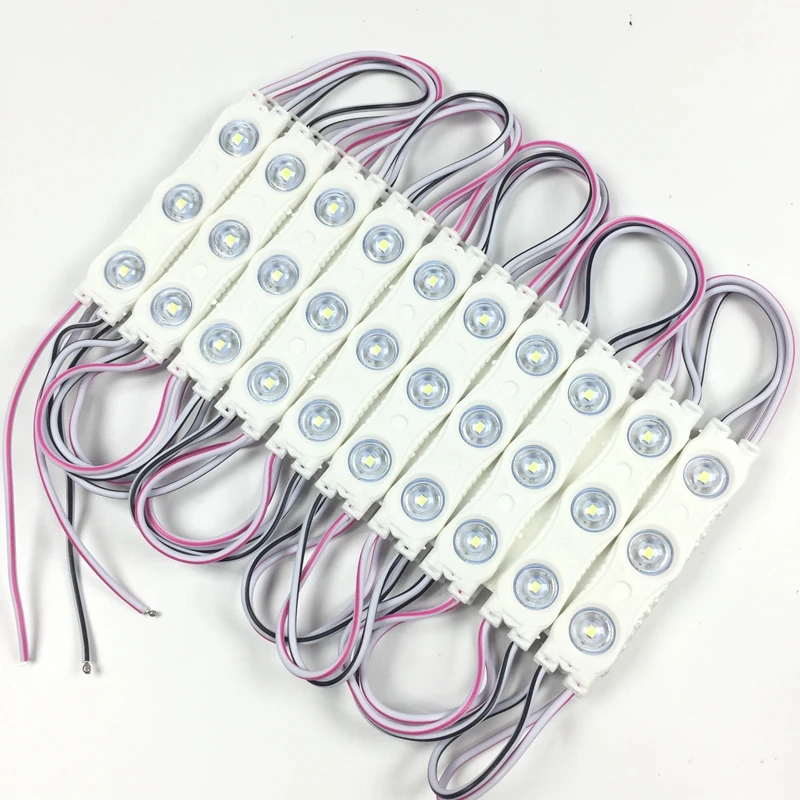 20pcs/Pack LED module injection DC12V 1.5W 3 led 150lm 60mm*13mm aluminum PCB super LED module light for sign high bright
20pcs/Pack LED module injection DC12V 1.5W 3 led 150lm 60mm*13mm aluminum PCB super LED module light for sign high bright