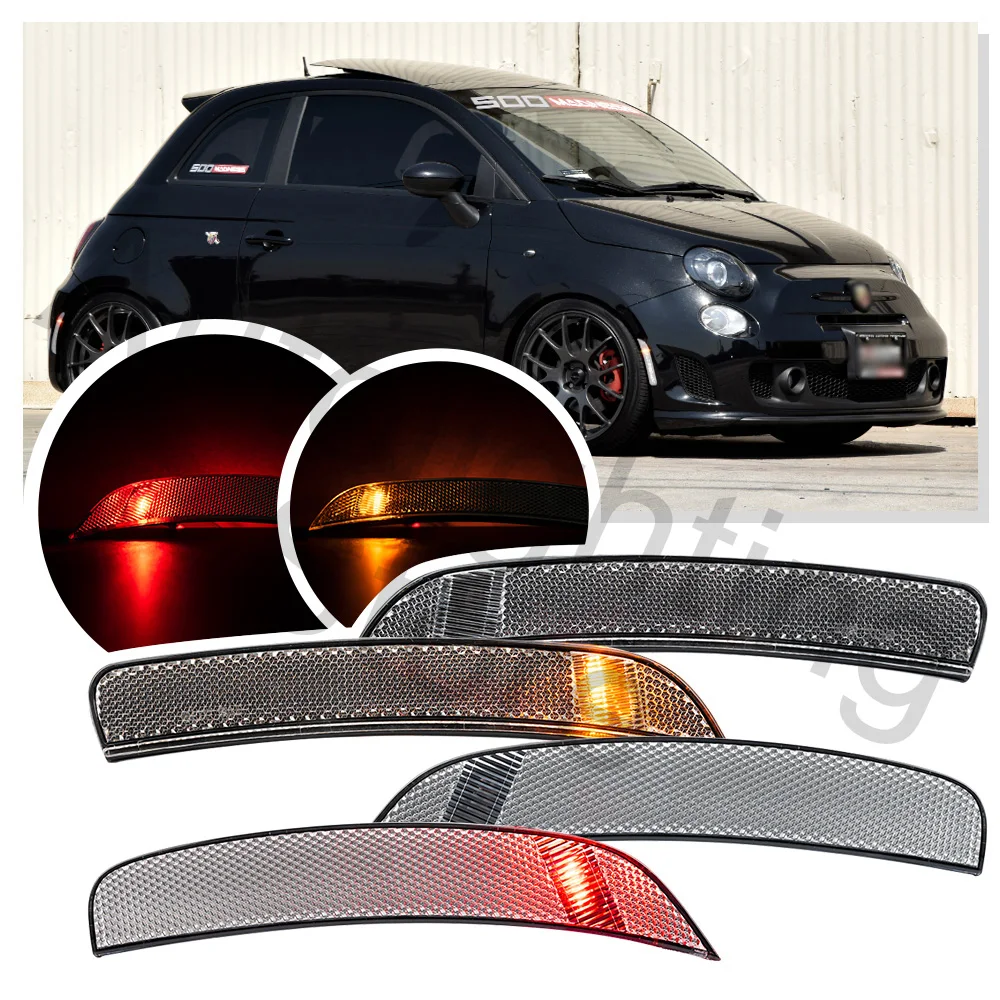 4 шт. для Fiat 500/500C Abarth 2012 2013 2014 2015-2017, передний/задний бампер, боковой маркер, указатель поворота, индикатор, янтарные огни
4 шт. для Fiat 500/500C Abarth 2012 2013 2014 2015-2017, передний/задний бампер, боковой маркер, указатель поворота, индикатор, янтарные огни