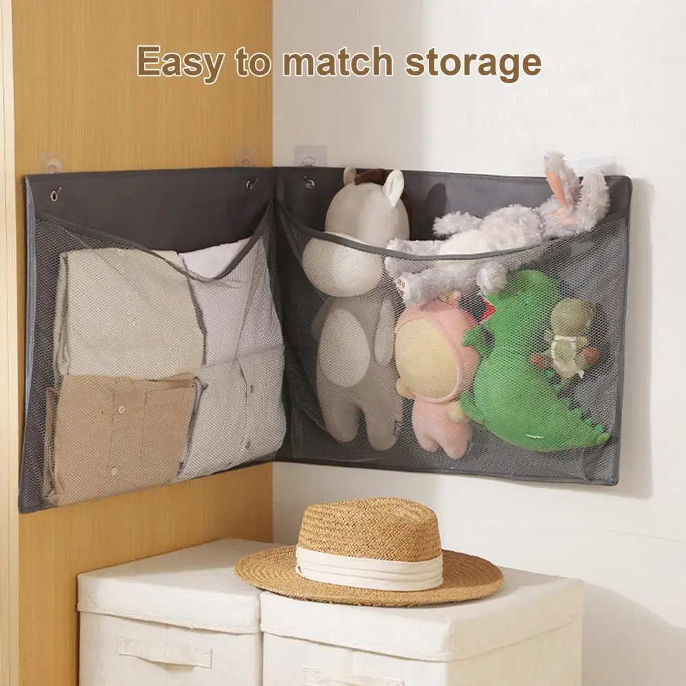 Hanging Storage Bag Durable Stuffed Animal Storage Bag Efficient Organizer for Home Oxford Cloth Hanging Bag for Stuffed Toys
Hanging Storage Bag Durable Stuffed Animal Storage Bag Efficient Organizer for Home Oxford Cloth Hanging Bag for Stuffed Toys