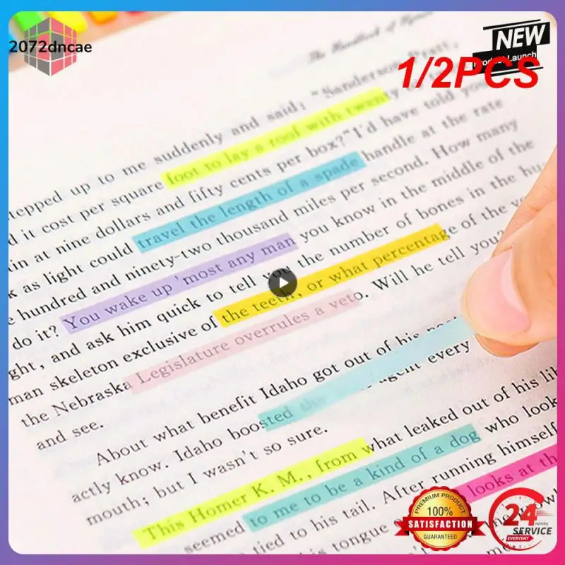 1/2PCS Color Stickers Transparent Fluorescent Flags Very Thin Strip Index Sticker Writable Color Transparent Post
1/2PCS Color Stickers Transparent Fluorescent Flags Very Thin Strip Index Sticker Writable Color Transparent Post