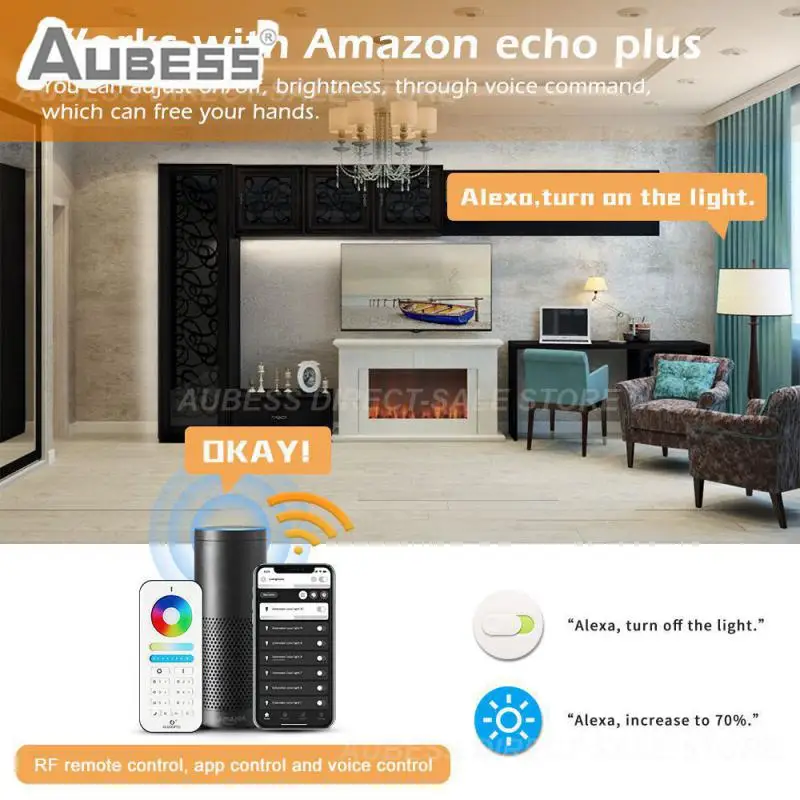 Dc12-24v Led Fringe Controller Smart Home 2.4g Rf Remote Control Zigbee 3.0 Dimmer 16 Million Colors Compatible With Hub
Dc12-24v Led Fringe Controller Smart Home 2.4g Rf Remote Control Zigbee 3.0 Dimmer 16 Million Colors Compatible With Hub
