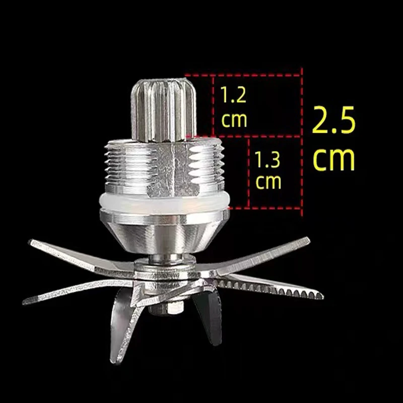 767 Stainless Steel Juicer Ice Crusher Blades Blender Hardened Six Mixing Cutting 8 Blade Knives Knife for Universal 2L Machine
767 Stainless Steel Juicer Ice Crusher Blades Blender Hardened Six Mixing Cutting 8 Blade Knives Knife for Universal 2L Machine