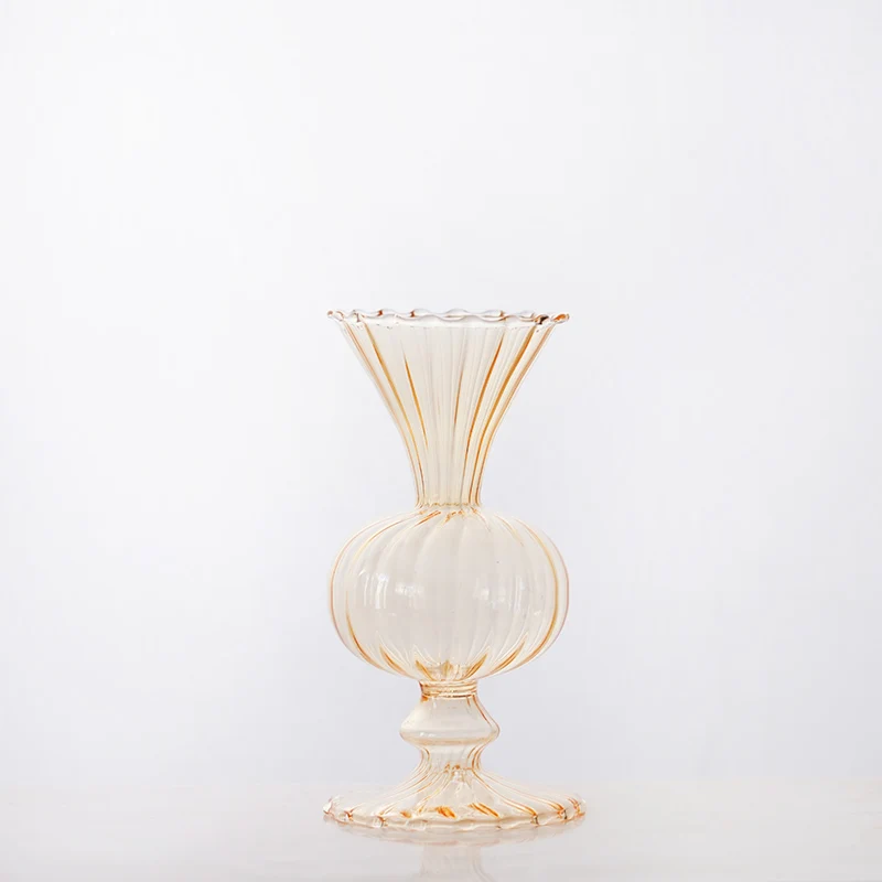 Flower Vase for Home Decor Glass Vase Flower Terrarium Glass Table Ornaments Handmade Plant Vase
Flower Vase for Home Decor Glass Vase Flower Terrarium Glass Table Ornaments Handmade Plant Vase