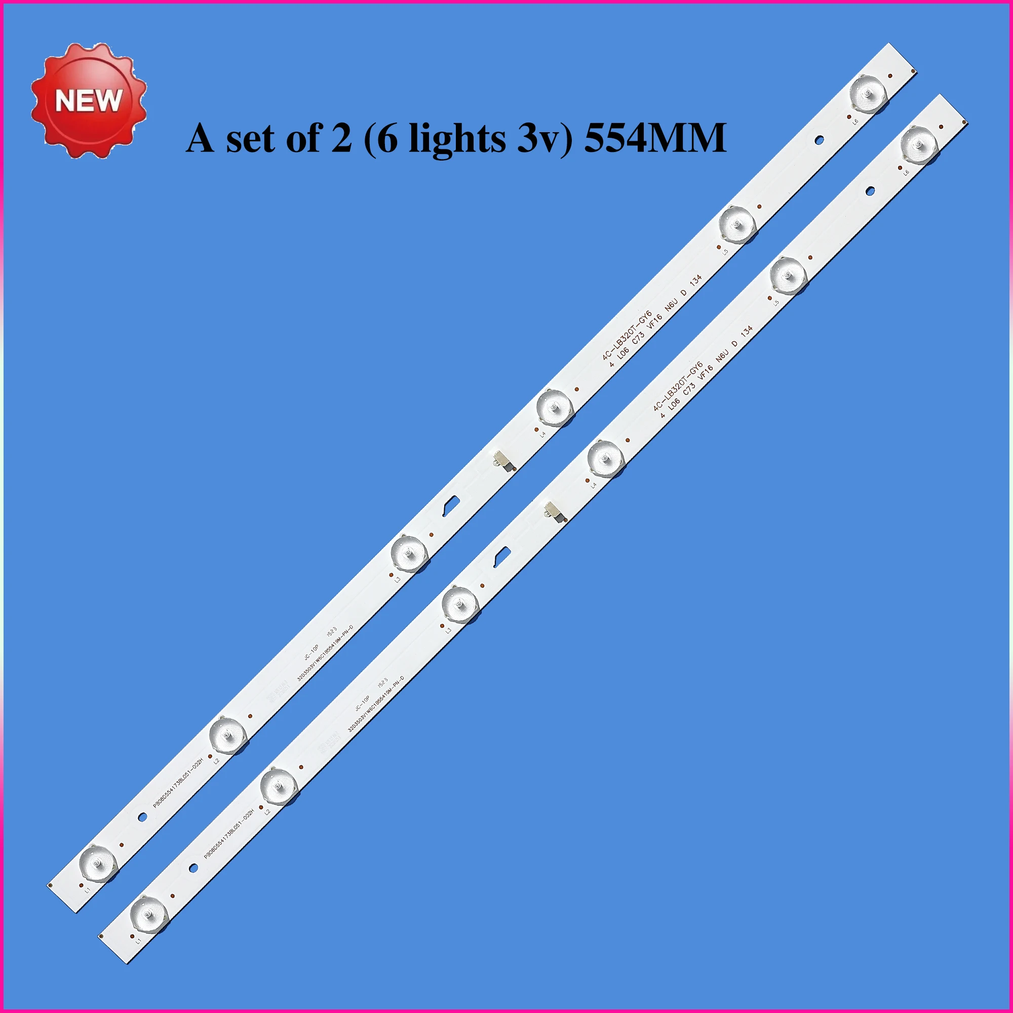 Русская пятн 2 шт W32S светодиодная подсветка для JL.D32061330-004AS-M 4C-LB320T-JF3 4C-LB320T-GY6 экран LVW320CSDX E13 V57 LVW320CSDX
Русская пятн 2 шт W32S светодиодная подсветка для JL.D32061330-004AS-M 4C-LB320T-JF3 4C-LB320T-GY6 экран LVW320CSDX E13 V57 LVW320CSDX