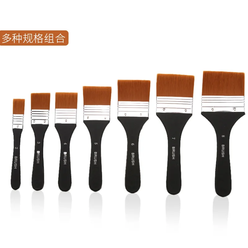 7styles Watercolor Oil Art Paint Brush Nylon Hair Painting Art Brush Easy To Clean Wooden Cleaning Brush
7styles Watercolor Oil Art Paint Brush Nylon Hair Painting Art Brush Easy To Clean Wooden Cleaning Brush