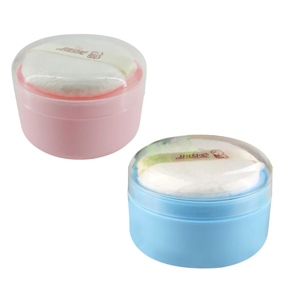 Powder Powder Puff Boxes: Bath Powder Case Round Powder Loose Puff Container for Body 2Pcs
Powder Powder Puff Boxes: Bath Powder Case Round Powder Loose Puff Container for Body 2Pcs