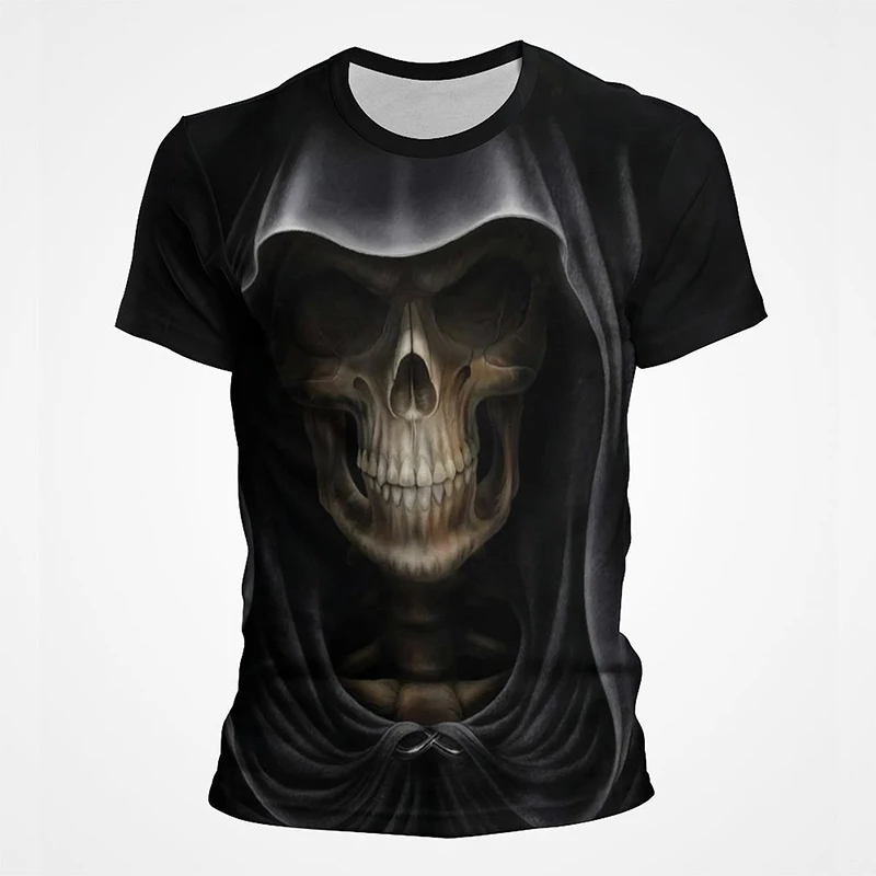Vintage Gothic Skull T Shirt Male Punk Hip Hop Streetwear Cool Graphic Ropa Hombre Thriller Horror O Neck Plus Size BBW Top Tees
Vintage Gothic Skull T Shirt Male Punk Hip Hop Streetwear Cool Graphic Ropa Hombre Thriller Horror O Neck Plus Size BBW Top Tees