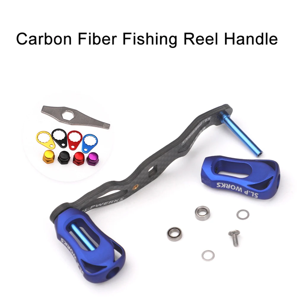 Left Right DIY Carbon Fiber Fishing Reel Handle Rubber Knob Rocker Replacement Baitcasting Reel DIY Fish Accessories Lure Tool
Left Right DIY Carbon Fiber Fishing Reel Handle Rubber Knob Rocker Replacement Baitcasting Reel DIY Fish Accessories Lure Tool
