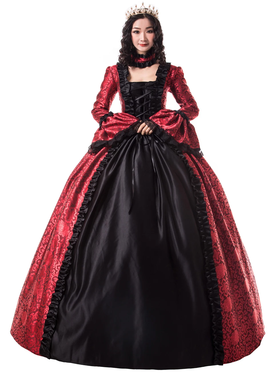 Victorian Renaissance Princess Dark Queen Dress Ball Gown Brocade Evening Dress Ball Gown Steampunk Costumes
Victorian Renaissance Princess Dark Queen Dress Ball Gown Brocade Evening Dress Ball Gown Steampunk Costumes