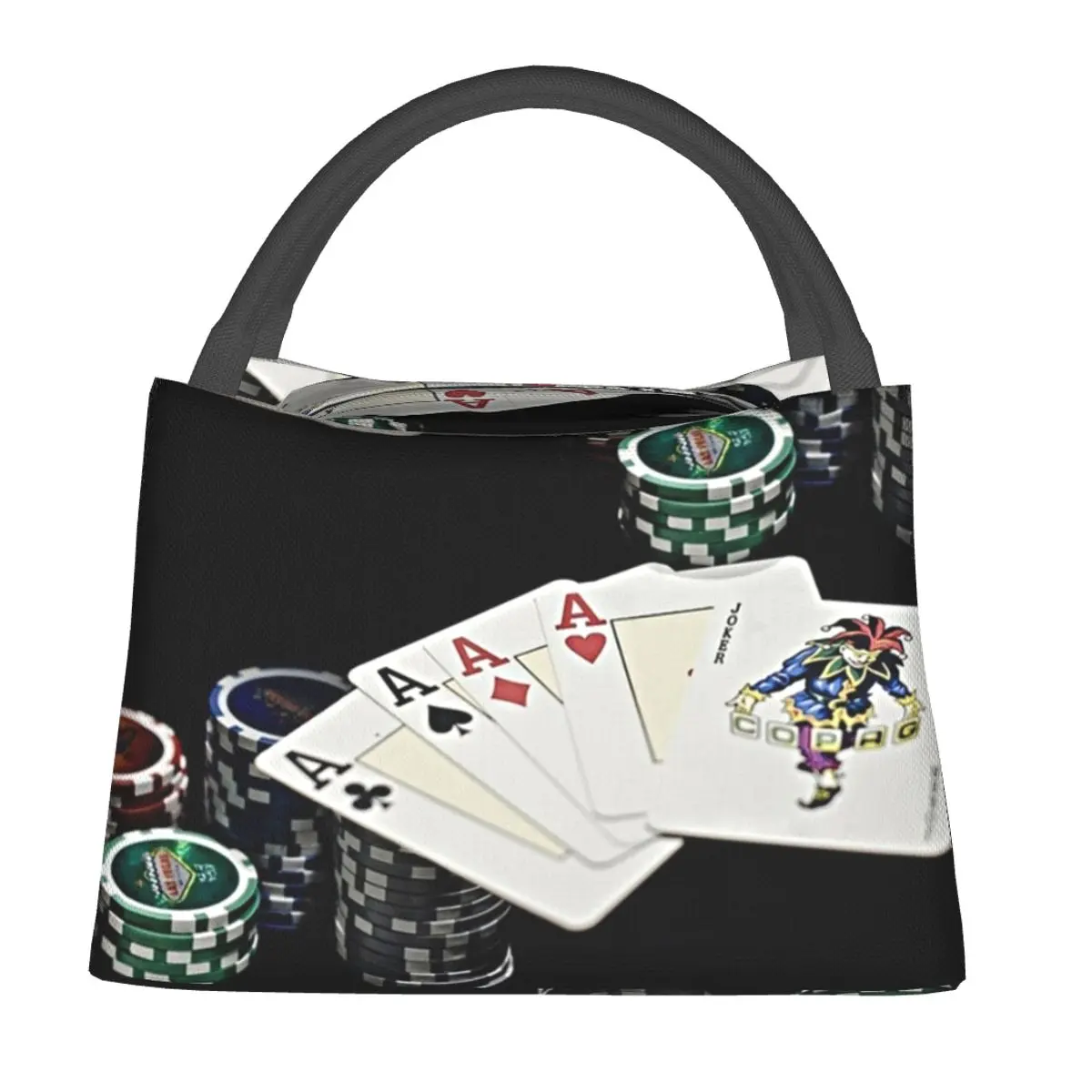 Poker Lunch Bag Poker Night Portable Lunch Box Adult Office Print Cooler Bag Leisure Oxford Tote Food Bags
Poker Lunch Bag Poker Night Portable Lunch Box Adult Office Print Cooler Bag Leisure Oxford Tote Food Bags