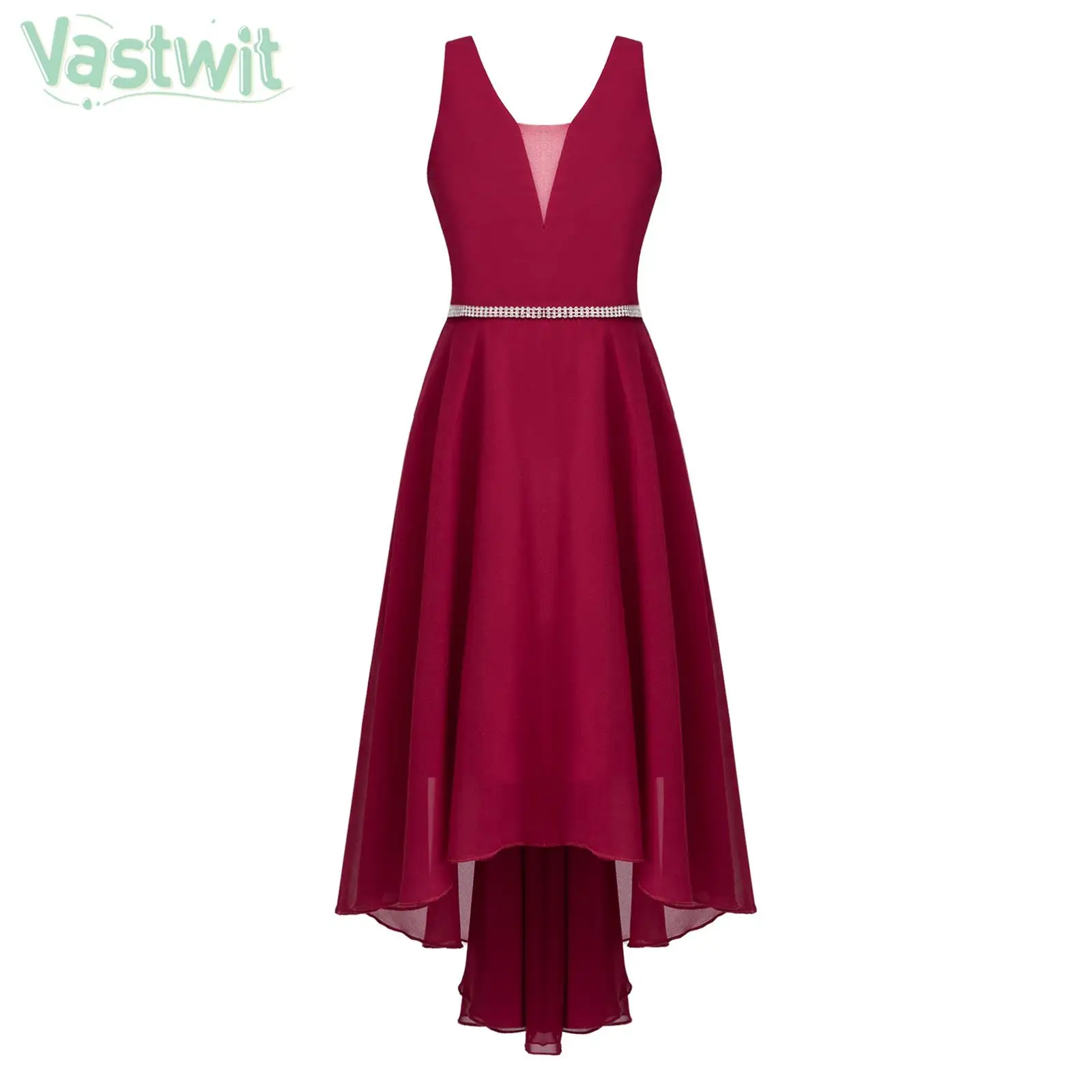 Girls Elegant Chiffon Party Dress Shiny Rhinestone Sleeveless High-Low Hem Maxi Dresses for Wedding Bridesmaid Birthday 6-16Yrs
Girls Elegant Chiffon Party Dress Shiny Rhinestone Sleeveless High-Low Hem Maxi Dresses for Wedding Bridesmaid Birthday 6-16Yrs