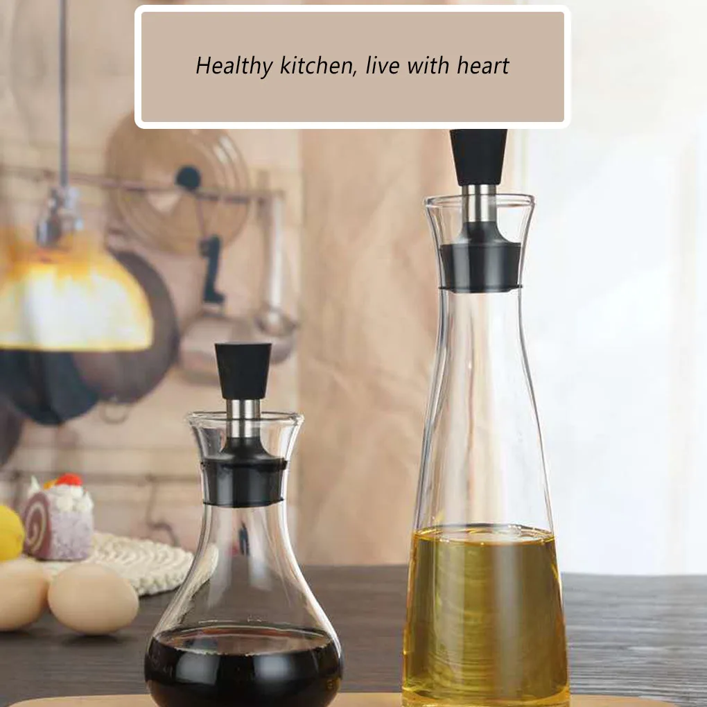 500ML Glass Oil Bottle Leakproof Transparent Seasoning Sauce Safety Cruet Barbecue Dispenser Kitchen Container Gadgets
500ML Glass Oil Bottle Leakproof Transparent Seasoning Sauce Safety Cruet Barbecue Dispenser Kitchen Container Gadgets
