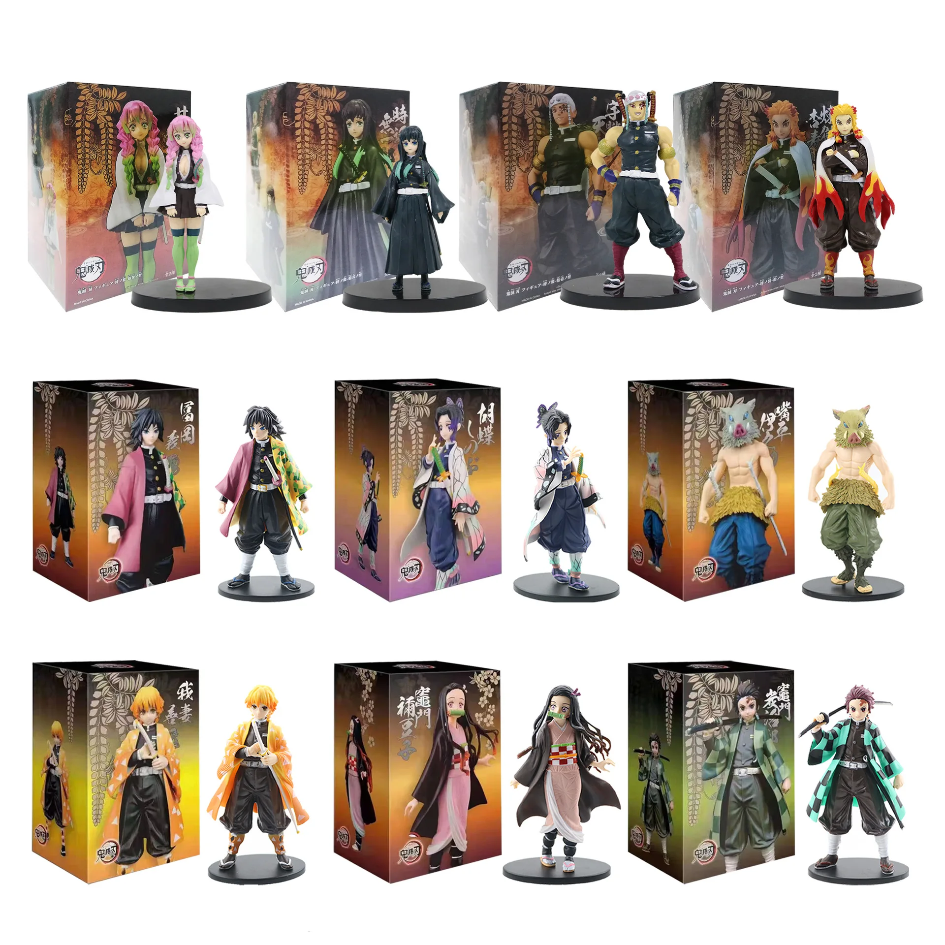 Anime Figure Wholesale Demon Slayer 10 Pcs/Lot Kamado Tanjirou Nezuko 15cm Figurine With Retail Box Children Toys PVC Model
Anime Figure Wholesale Demon Slayer 10 Pcs/Lot Kamado Tanjirou Nezuko 15cm Figurine With Retail Box Children Toys PVC Model